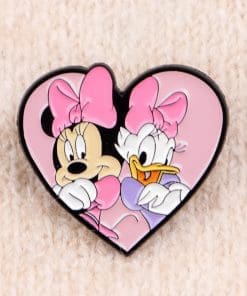 Alternative view of Mickey Mouse and Friends 'Minnie and Daisy | BFF Heart' Enamel Pin