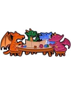 Dungeons And Dragons ‘D20 Meeting’ Enamel Pin