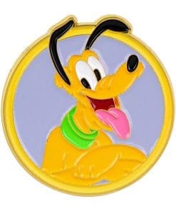 Mickey Mouse and Friends ‘Pluto Round Portrait’ Enamel Pin