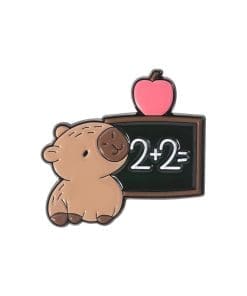 Student Capybara 'Addition Problem' Enamel Pin