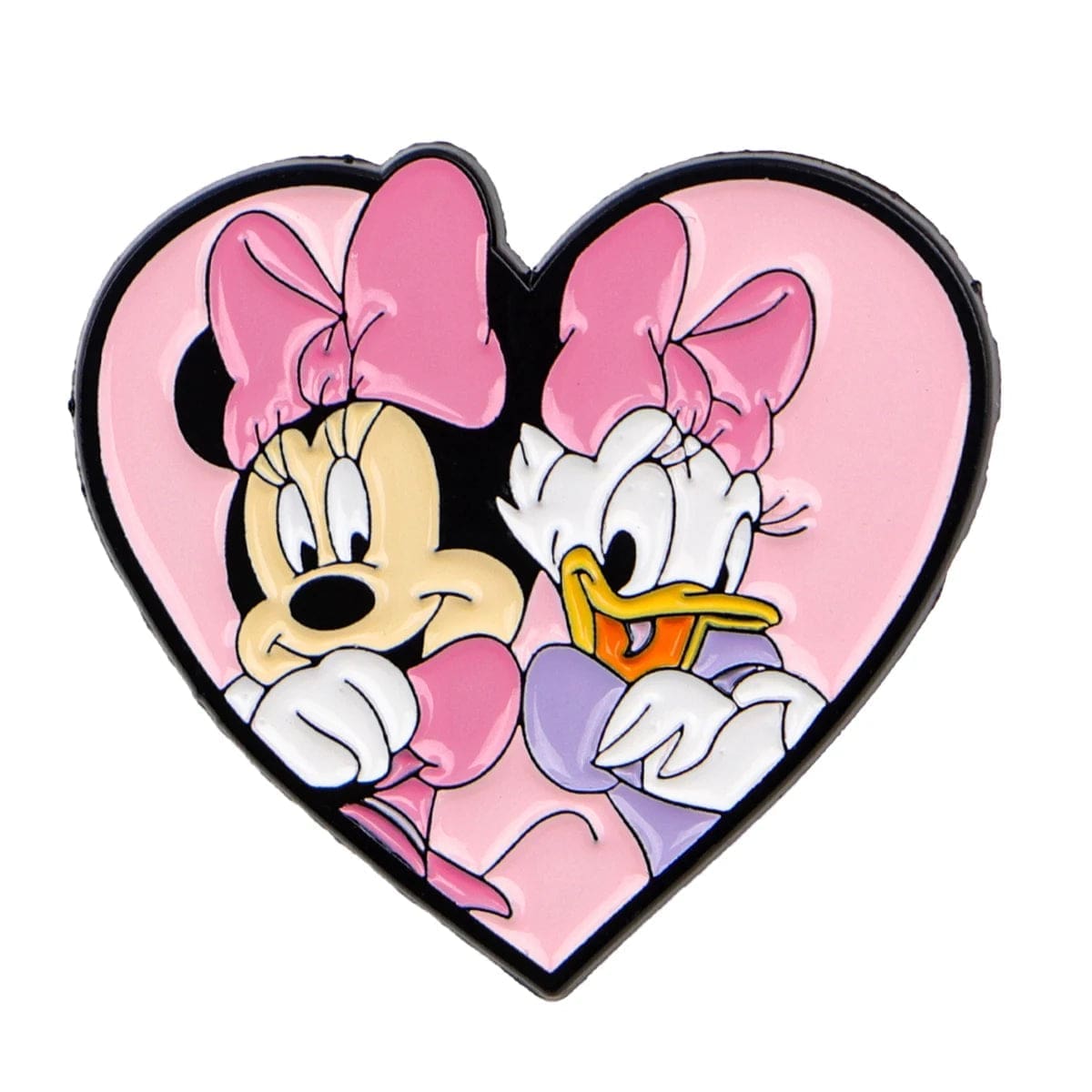 Mickey Mouse and Friends 'Minnie and Daisy | BFF Heart' Enamel Pin