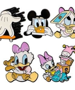 Mickey Mouse and Friends ‘Set of 5 Daisy Duck Chibi’ Enamel Pin