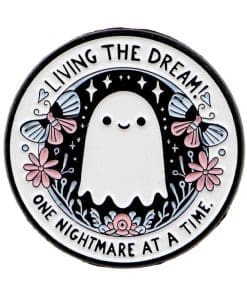 Ghost Living the Dream One Nightmare At A Time Enamel Pin