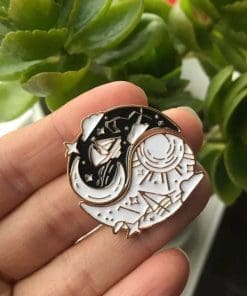 Alternative view of Sunset Beach Enamel Pin