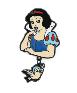 Snow White and the Seven Dwarfs ‘Singing Bird Charm’ Enamel Pin