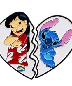 Heart Pieces Lilo and Stitch Enamel Pin