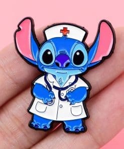 Alternative view of Lilo and Stitch 'Stitch | Doctor Monster' Enamel Pin