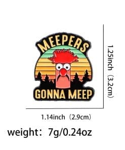 The Muppets | Beaker 'Meepers Gonna Meep' Enamel Pin - Image 4