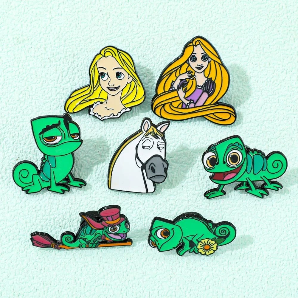 Tangled ‘Set of 7 Rapunzel and Pals’ Enamel Pin - Image 3
