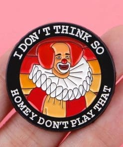 Alternative view of Homey D. Clown ‘I Don't Think So’ Enamel Pin