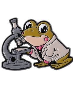 Froggy Scientist 'Microscopic Experiment' Enamel Pin