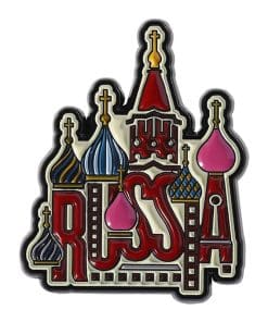 Russian 'The Moscow Kremlin' Enamel Pin