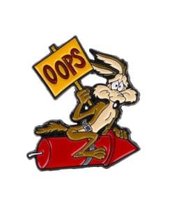 Wile E. Coyote ‘Oops Bomb’ Enamel Pin