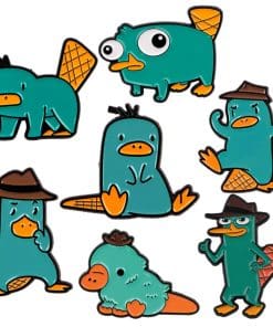 Alternative view of Phineas and Ferb ‘Perry the Platypus | Set of 5’ Enamel Pin