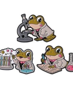 Froggy Scientist 'Set of 3 Lab Experiment' Enamel Pin