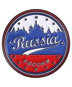 Russian 'Patriotic Flag' Enamel Pin