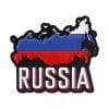 Russian 'Map and Flag' Enamel Pin