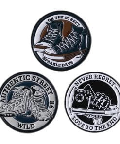 Canvas Sneakers 'Set of 3 Street Wise' Enamel Pin