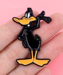 Alternative view of Daffy Duck 'IDC’ Enamel Pin