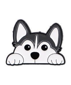 Lovely Pet 'Peeking Siberian Huskies' Enamel Pin