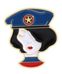 Russian 'Policewoman' Enamel Pin