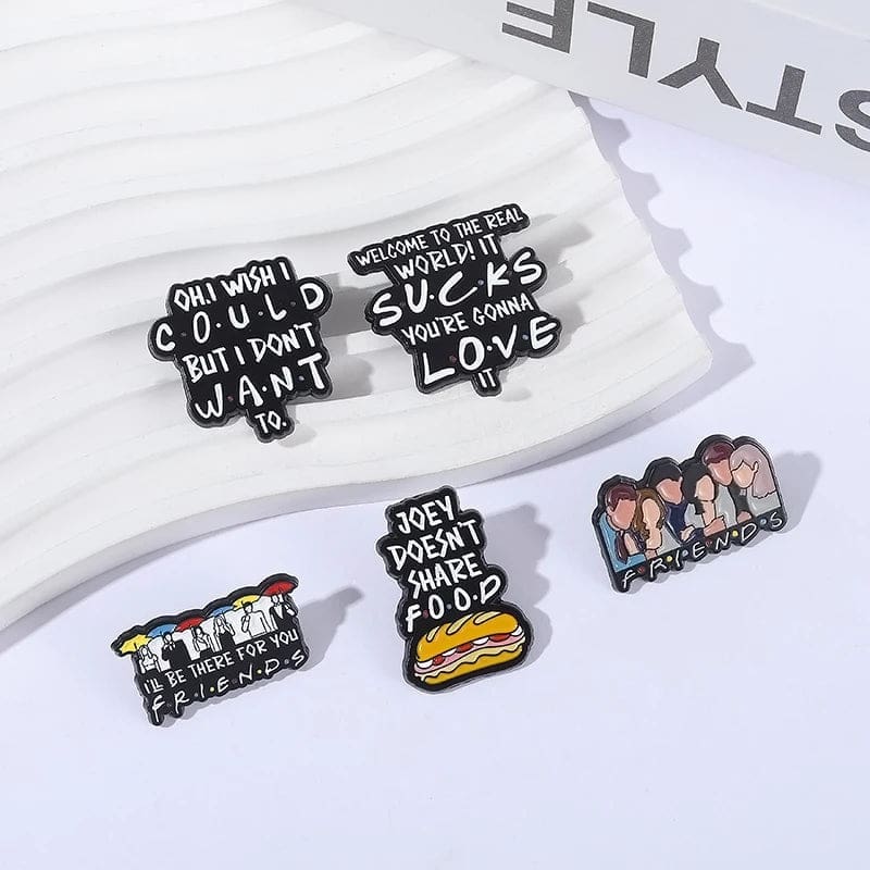 Friends Meme 'Welcome To the Real World' Enamel Pin - Image 3