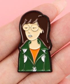 Alternative view of Daria 'Daria Morgendorffer' Enamel Pin
