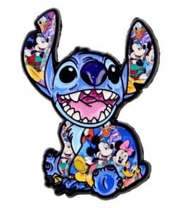 Lilo and Stitch ‘Stitch | Mickey and Minnie Doodle' Enamel Pin