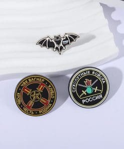 Alternative view of Russian 'Wagner Private Military' Enamel Pin
