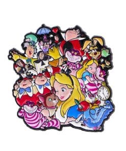 Alice in Wonderland 'Alice and the Gang' Enamel Pin
