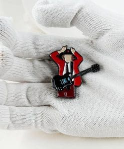 Alternative view of Rock Band 'AC/DC | Angus Young' Enamel Pin