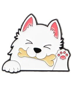 Lovely Pet 'Peeking Samoyed' Enamel Pin