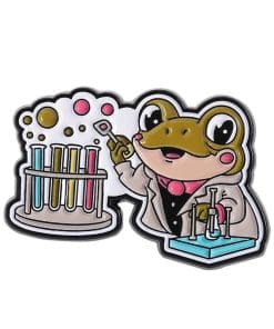 Froggy Scientist 'Test Tube Chemicals' Enamel Pin