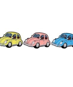 Vintage Car 'Set of 3 Hatchback' Enamel Pin