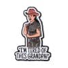 Tour Guide 'I'm Tired of This Grandpa' Enamel Pin