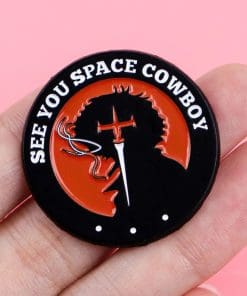 Alternative view of Cowboy Bebop ‘Spike Spiegel | See You Space Cowboy’ Enamel Pin