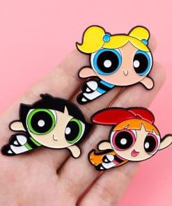 Powerpuff Girls ‘Flying Trio Girls’ Enamel Pin