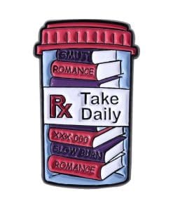 Reading Reminder 'Take Daily' Enamel Pin