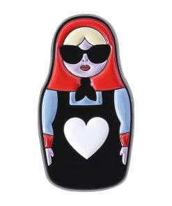 Russian Doll 'Matryoshka | Big Heart' Enamel Pin