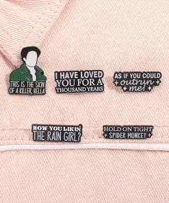 Twilight 'How You Likin' the Rain Girl' Enamel Pin - Image 3