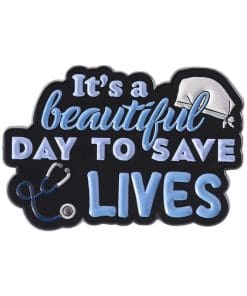 Grey’s Anatomy ‘It's a Beautiful Day to Save Lives’ Enamel Pin