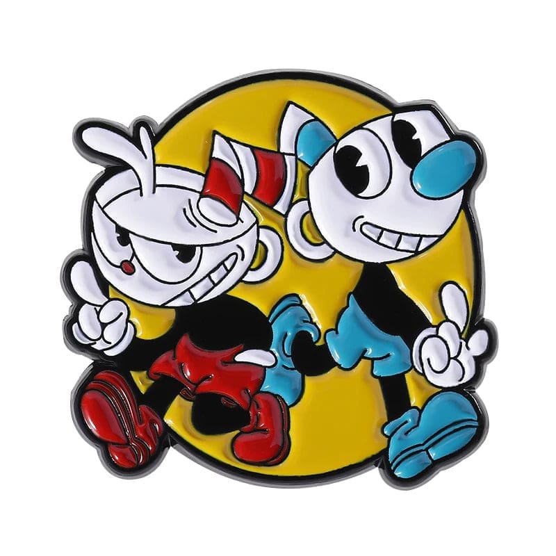 The Cuphead Show! 'Adventure of Cuphead and Mugman' Enamel Pin