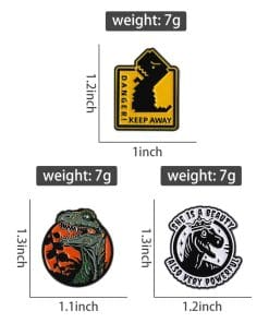 Jurassic World 'She Is A Beauty Also Very Powerful' Enamel Pin - Image 4