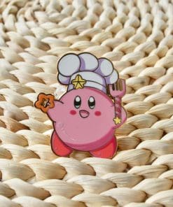 Alternative view of Kirby 'Kawaii Patisserie Chef' Enamel Pin