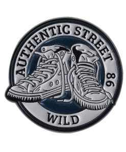Canvas Sneakers 'Authentic Street Wild' Enamel Pin