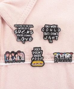 Alternative view of Friends 'I'll Be There For You' Enamel Pin