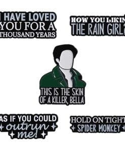 Twilight 'Set of 5 Vampire Quotes' Enamel Pin
