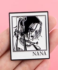 Alternative view of Nana 'Punk Vocalist' Enamel Pin