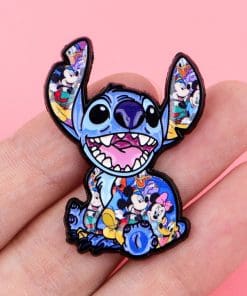 Alternative view of Lilo and Stitch ‘Set of 2 Doodle Stitch' Enamel Pin