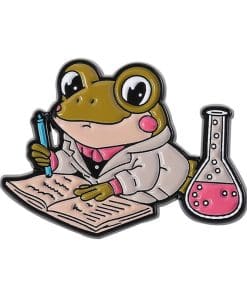 Froggy Scientist 'Finding Conclusion' Enamel Pin